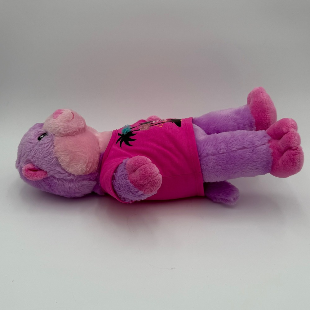 Build A Bear Plush Purple Otter Flamingo T‎ Shirt Be Flamazing Kids Toy EUC - Picture 3 of 10